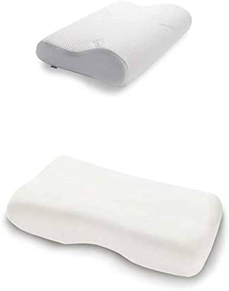 Ensemble de coussins avec rembourrage et housse, oreiller original taille M avec taie d'oreiller en jersey (beige)