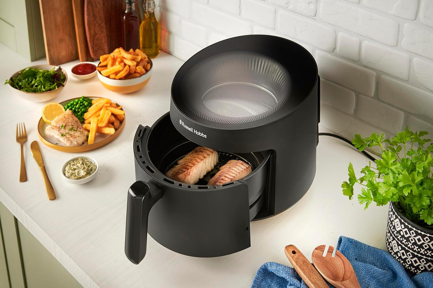 Russell Hobbs Airfryer, 5 litres, 10 programmes, fenêtre de visualisation Naty Shop Appliances