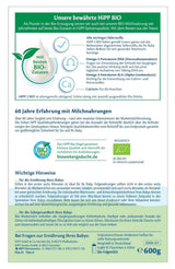 HiPP 2 Lait de suite Bio (4 x 600g), dès 6 mois, avec Oméga-3 (DHA, ALA), calcium et amidon bio facile à préparer, de la meilleure qualité bio