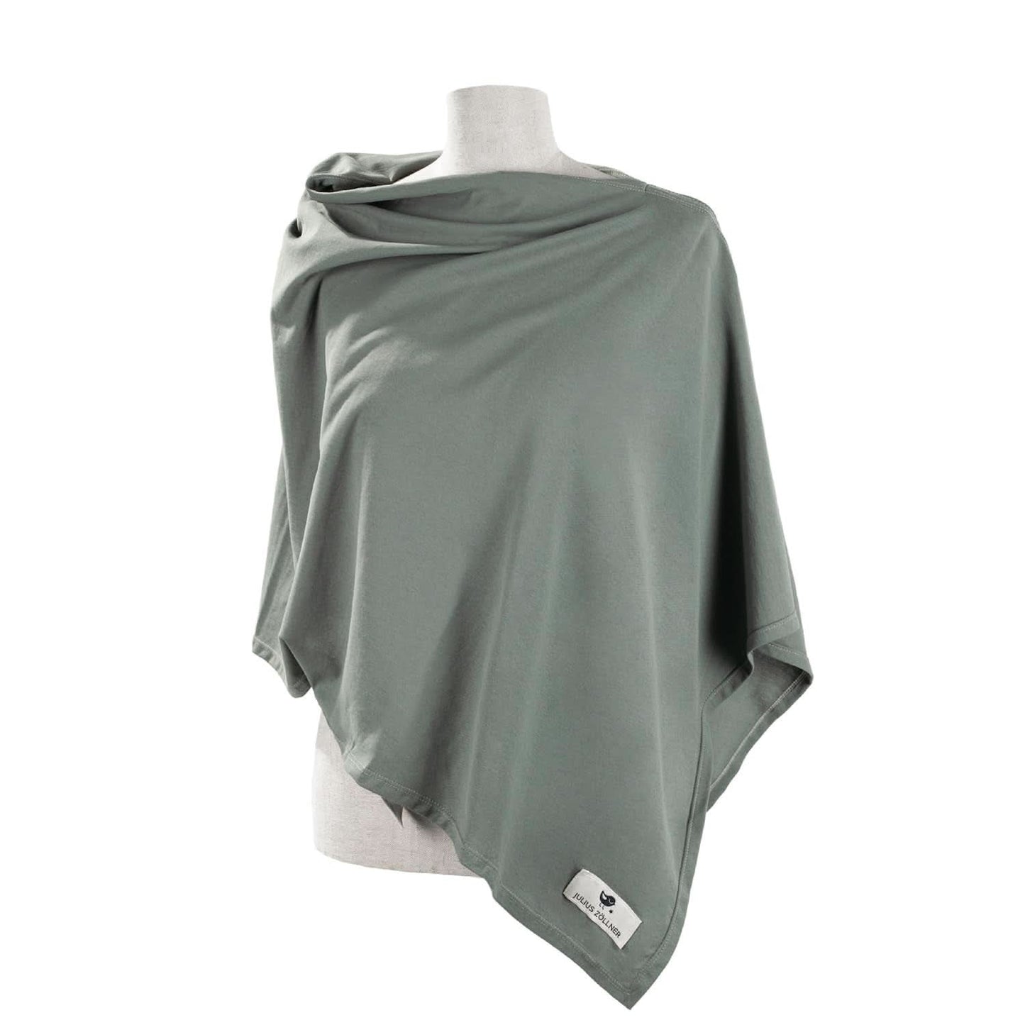 Julius Zöllner Stilltuch Aus 100 Prozent Jersey-Baumwolle, OEKO-TEX STANDARD 100, Fabriqué en Allemagne, Uni Tan Accessoires Alimentation et Allaitement Bébé Naty Shop Uni Basil