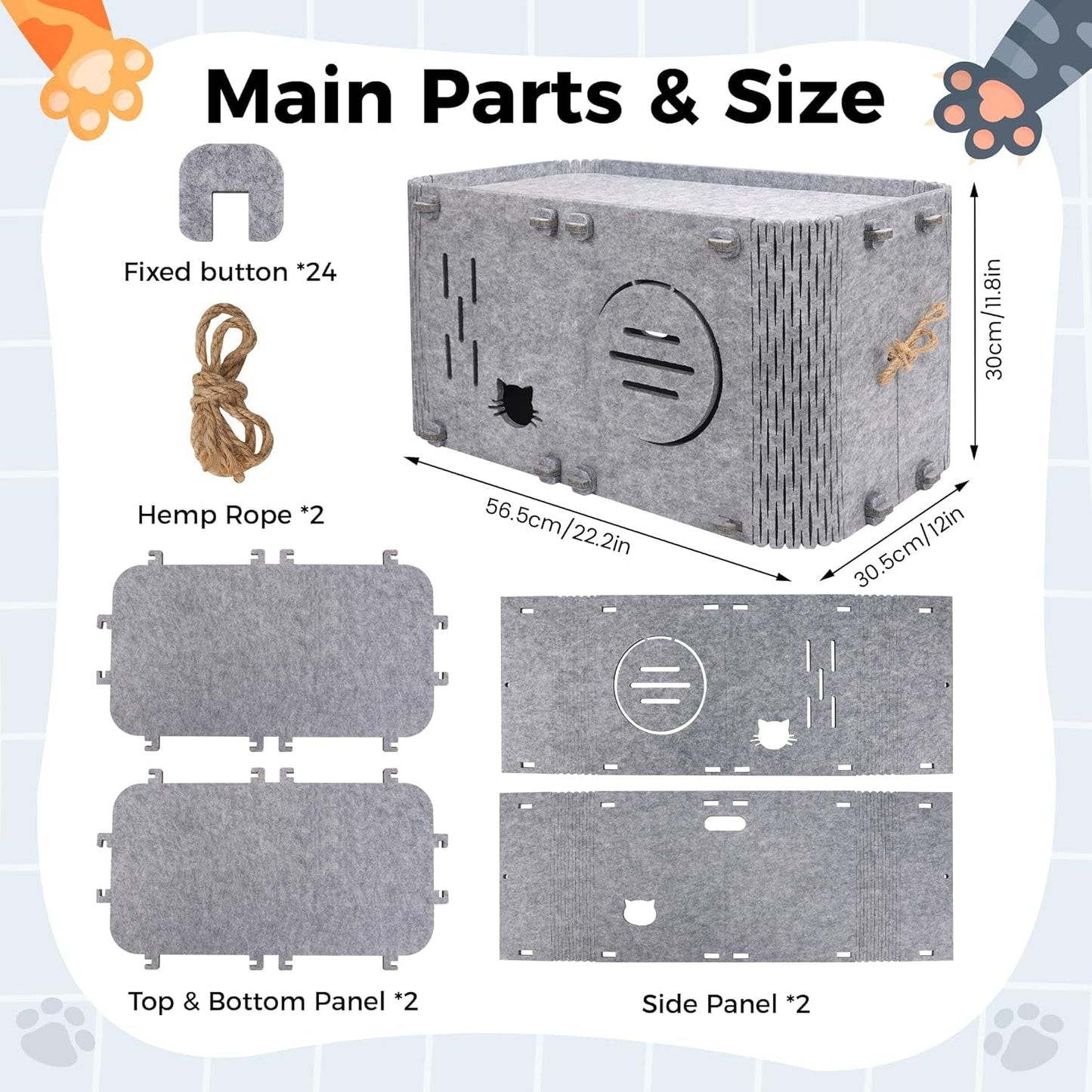 Couvertures et meubles, Animaux, Grottes et maisons, Chats, Lits pour chats, Chats - Lits, Matelas