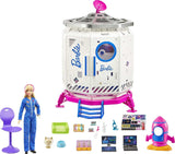 Barbie GXF27 - Station spatiale Aventure spatiale, poupée spatiale, chiot, poste de travail, scènes spatiales, 20 accessoires, jouet cadeau pour enfants à partir de 3 ans