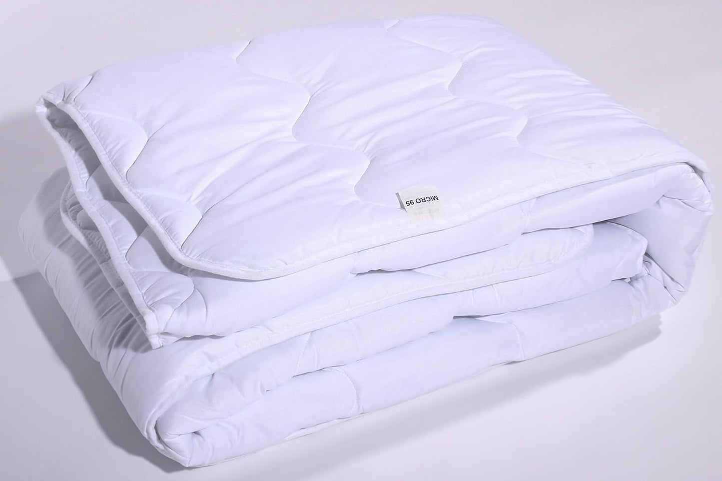 Couette BONEX Micro 95 Couette matelassée Anti-allergique Pour personnes allergiques 100% microfibre 155X200 Cm 1400 G Couettes et couettes Naty Shop