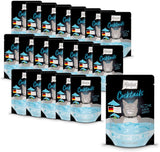 MjAMjAM - Délicieuse boisson pour chat - Cocktails - Filets de saumon effiloché, paquet de 20 (20x40), sans céréales