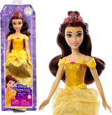 Mattel Disney Princess Toy Poupée mobile Belle Fashion avec vêtements et accessoires étincelants Cadeau inspiré du film Disney pour enfants HLW11 Naty Shop Dolls Titre par défaut