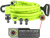 Ensemble de tuyaux d'arrosage à connexion rapide, 1/2 po x 50 pi, durable, léger, sans danger pour l'eau potable – hfzg12050qn