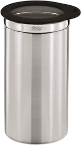 Boîte à café RÖSLE avec couvercle, acier inoxydable 18/10, 10 cm & doseur à café, cuillère à café de haute qualité pour un dosage facile du café moulu, acier inoxydable 18/10, 17 x 3,7 x 2,7 cm, argent Boîtes de conservation Naty Shop