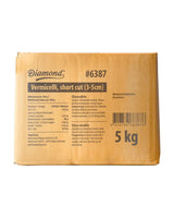 Nouilles en verre DIAMOND, nouilles courtes en verre à l'amidon de haricot mungo, naturellement végétaliennes et sans gluten - 1 x 5 kg