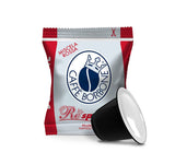 Caffè Borbone Respresso, Rote Kaffeemischung - 50 Kapseln - Compatible avec Nespresso®* Haushalts-Espressomaschinen