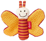 41174 Jouet bébé fille et garçon Serpent à sonnette Red Stars recommandé dès la naissance marron & 41181 Jouet attrape-papillon Red Stars jouet bébé fille et garçon recommandé dès la naissance orange Bebe Naty Shop Jouets
