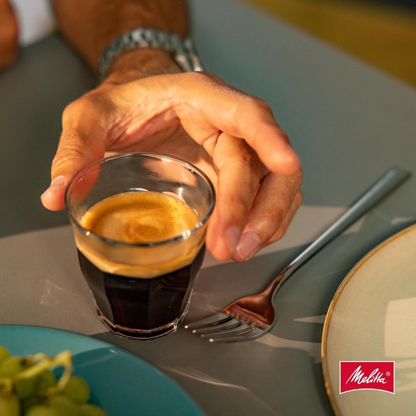 Melitta Mein Café Mild Roast, Whole Kaffee-Bohnen 1kg, ungemahlen, Kaffeebohnen für Kaffee-Vollautomat, milde Röstung, Stärke 3