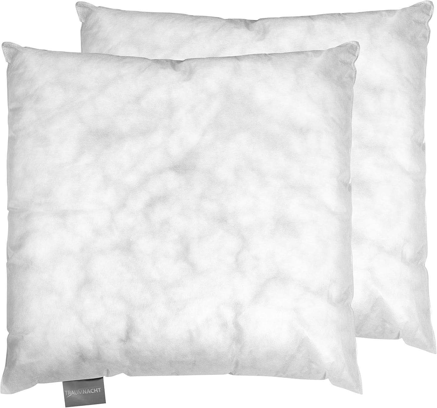 Ensemble d'oreillers Traumnacht Green Basic composé de deux oreillers 80 X 80 Cm, certifiés Oeko-Tex, produits selon la norme de qualité allemande Oreillers standard Naty Shop
