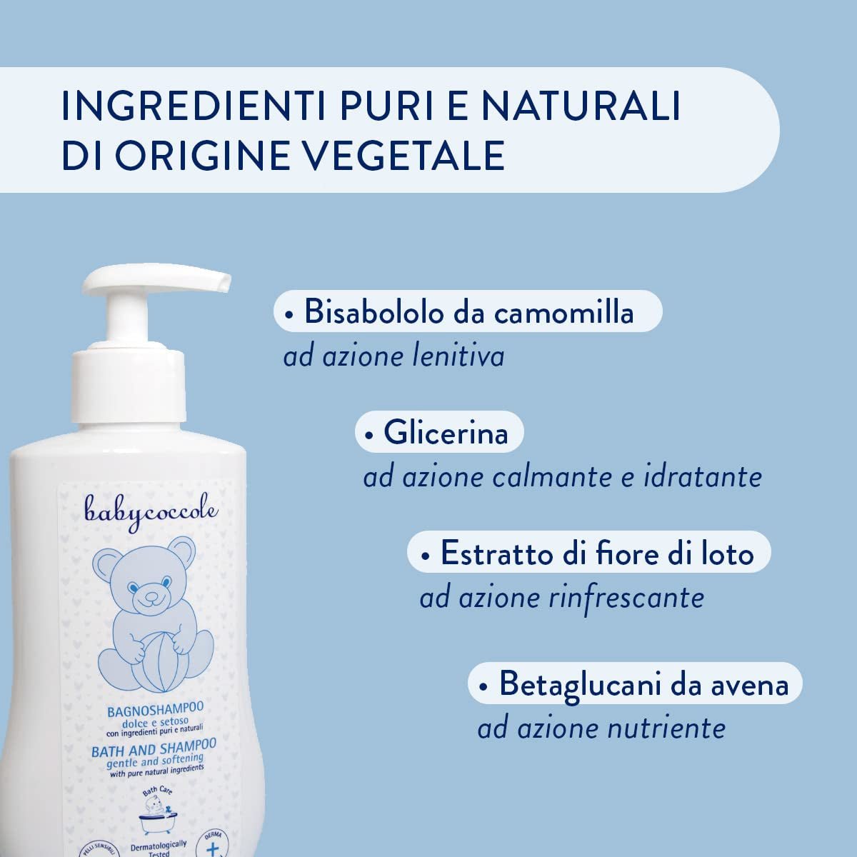 Shampoing de bain Babycoccole pour bébés et enfants, aux extraits de fleur de lotus et ingrédients naturels, pour peaux sensibles, 250 ml Enfants - Bain et Soin Naty Shop