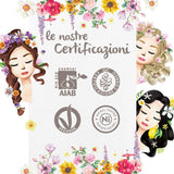 Bain et shampoing délicat pour enfants aux fleurs de lin, gel douche et shampoing pour enfants et bébés, Made in Italy - 500 ml Enfants - Bain et Soin Naty Shop