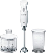 Haushaltsgeräte MSM6B500 Batteur sur socle, 350 W, Argent/Blanc Cuisine Naty Shop