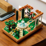 LEGO Icons Fountain Garden - Jeu de construction miniature pour adultes avec feuilles, cyprès, arbres, vignes, fleurs - Idée de cadeau d'anniversaire créative, cadeau de pendaison de crémaillère pour femmes, hommes - 10359 Jeux de construction Beuche den LEGO-Store