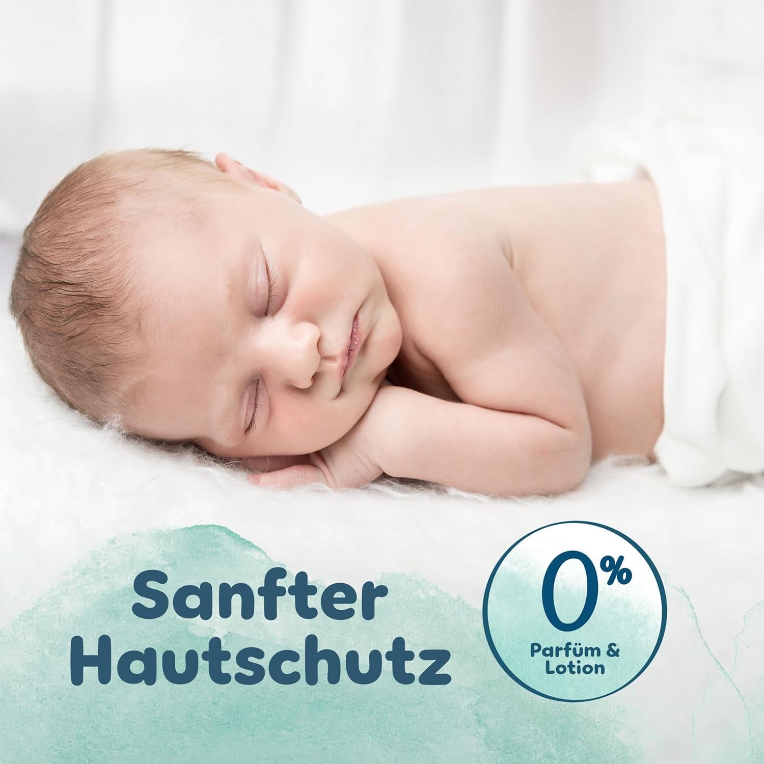 Couches Pampers Harmony taille 1, 180 couches, 2kg-5kg, protection douce de la peau avec protection 100% Pampers
