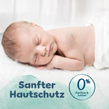 Couches Pampers Harmony taille 2, 204 couches, 4kg-8kg, protection douce de la peau avec protection 100% Pampers