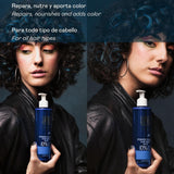Valquer Professional Mask Power Color cheveux teints. Intensificateur de couleur végétalienne et sans sulfate (cheveux blonds dorés) - Masque capillaire Naty Shop 275 ml