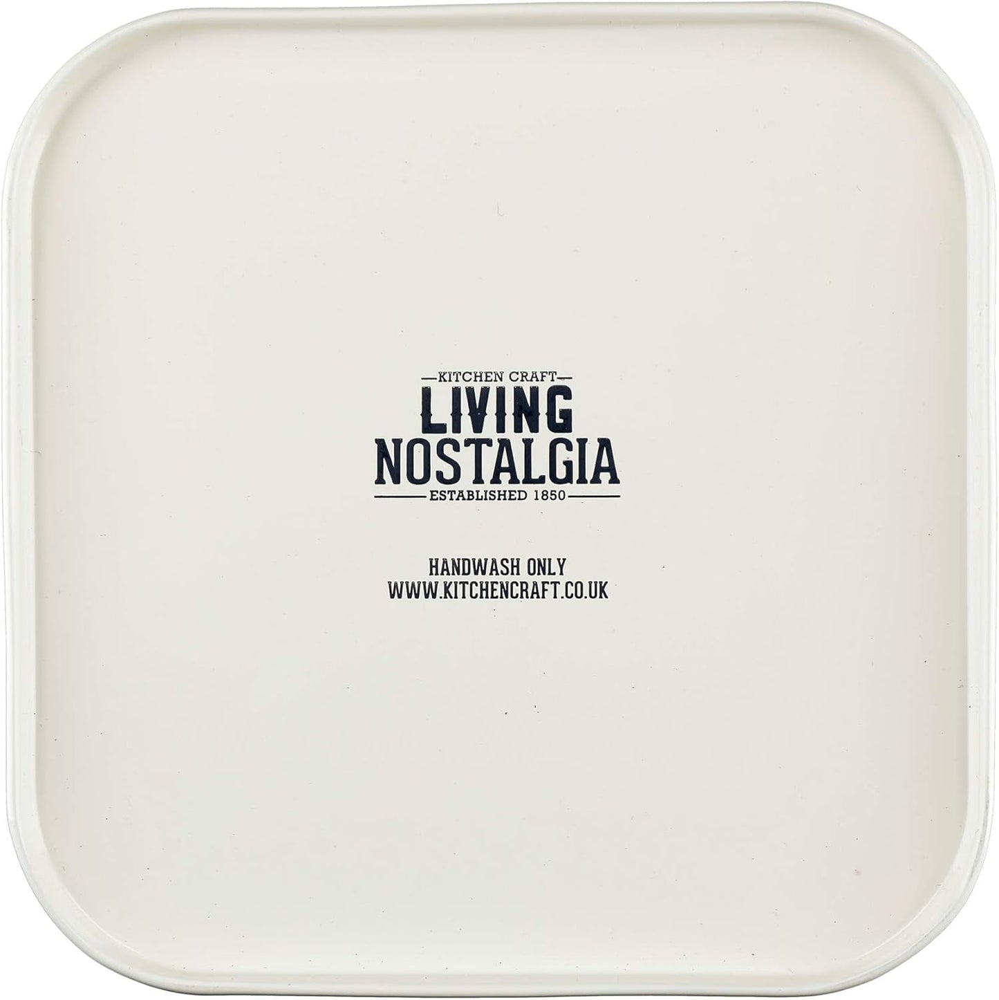 KitchenCraft Living Nostalgia Lot de 3 pots de conservation pour thé, sucre et café dans une boîte cadeau, acier, crème antique, 11 cm x 11 cm x 17 cm, boîtes de conservation alimentaires bleues vintage Naty Shop