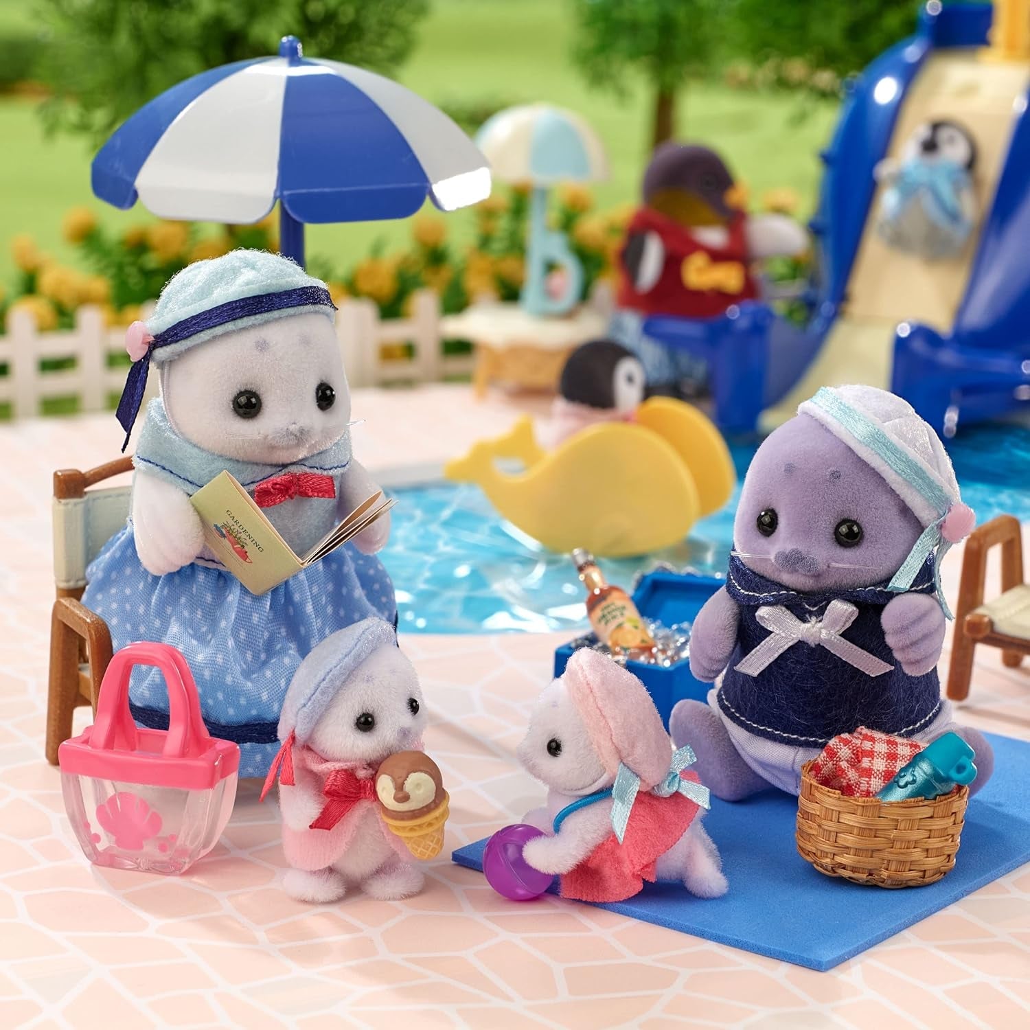 Sylvanian Families - 5759 Figurine animale de la famille des phoques, jouet détaillé pour les 3 ans et plus
