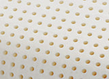 Oreiller orthopédique de soutien du cou - Aloe biologique - Aloe Vera Oreiller viscoélastique Hauteur 14 cm Housse 100% coton Oreiller visco - Oreiller en mousse à mémoire de forme - Fabriqué en Italie Naty Shop Oreillers standards