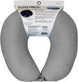 Oreiller cervical de voyage en microbilles Cloudz, gris Naty Shop Oreillers de voyage
