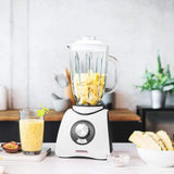 Gastroback 40898 Vital Basic, avec fonction de broyage de glace intégrée, mélangeur à moteur 600 watts, mélangeur à moteur, 1,5 litre, cuisine blanche Naty Shop
