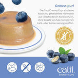 Catit Coupes crémeuses, thon et poulet aux bleuets, 4x25g