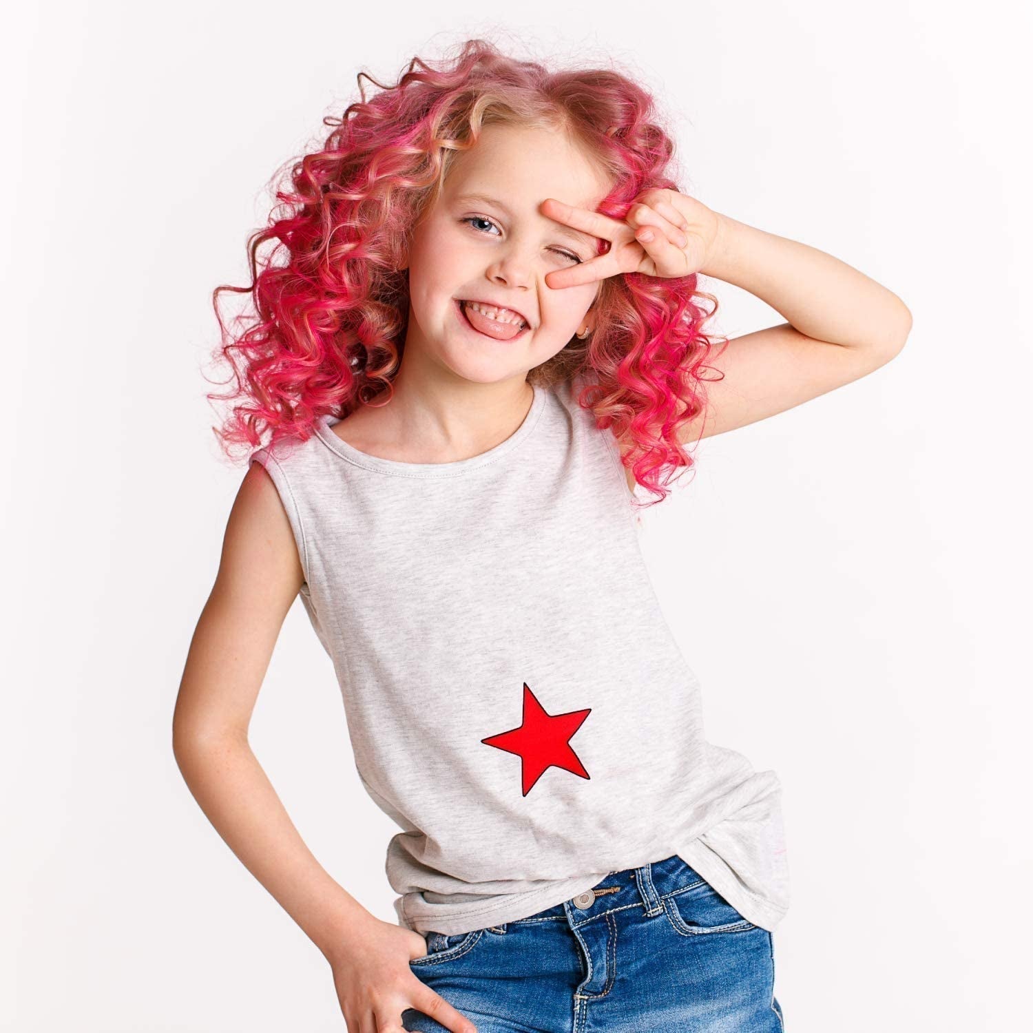 Desire Deluxe Craie à cheveux pour filles, 10 stylos de coloration lavables pour carnaval, 3 4 5 6 7 8 9 11 ans Naty Shop