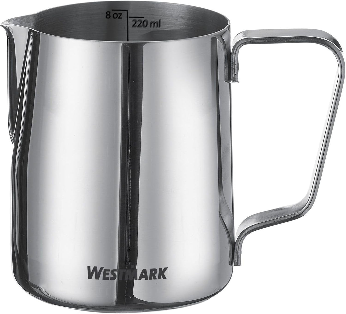 Carafe à lait Westmark Brasilia 200 ml - idéale pour la crème à café, le lait, le miel et autres additifs pour le café et le thé, accessoire barista - acier inoxydable