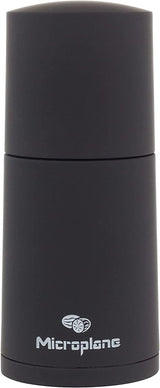 Moulin à épices Microplane noir pour noix de muscade, cannelle, fèves tonka, poivre long et autres épices sèches Grilles et broyeurs Naty Shop Black Single