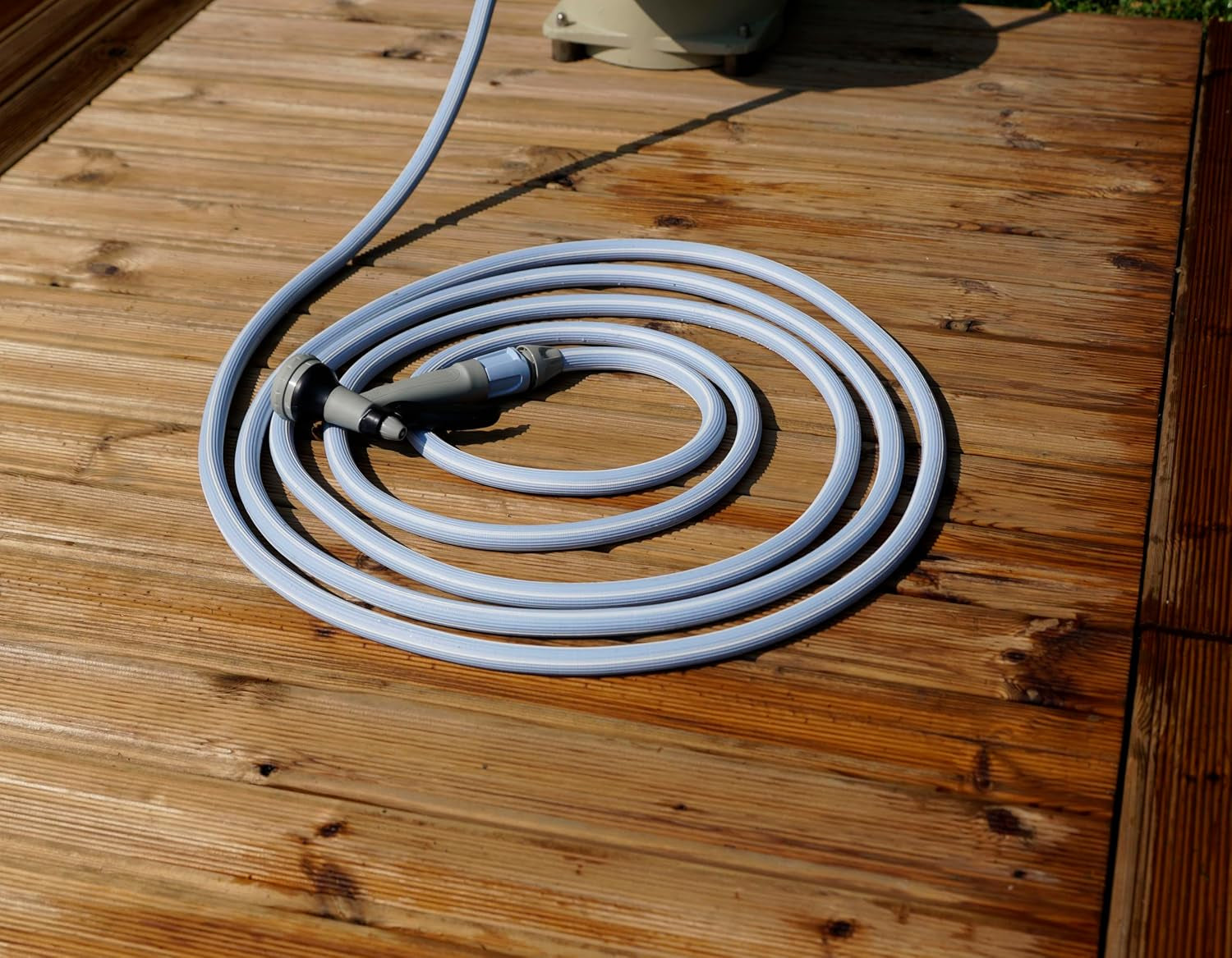 Tuyau d'arrosage extensible jusqu'à 7,5 mètres, 1/2" (12,5 mm), avec douchette et 8 fonctions, Idroeasy