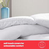 Couette rebond Silentnight, 13,5 tog, king size, tissu en coton mélangé, blanc, king size Couettes et couettes Naty Shop