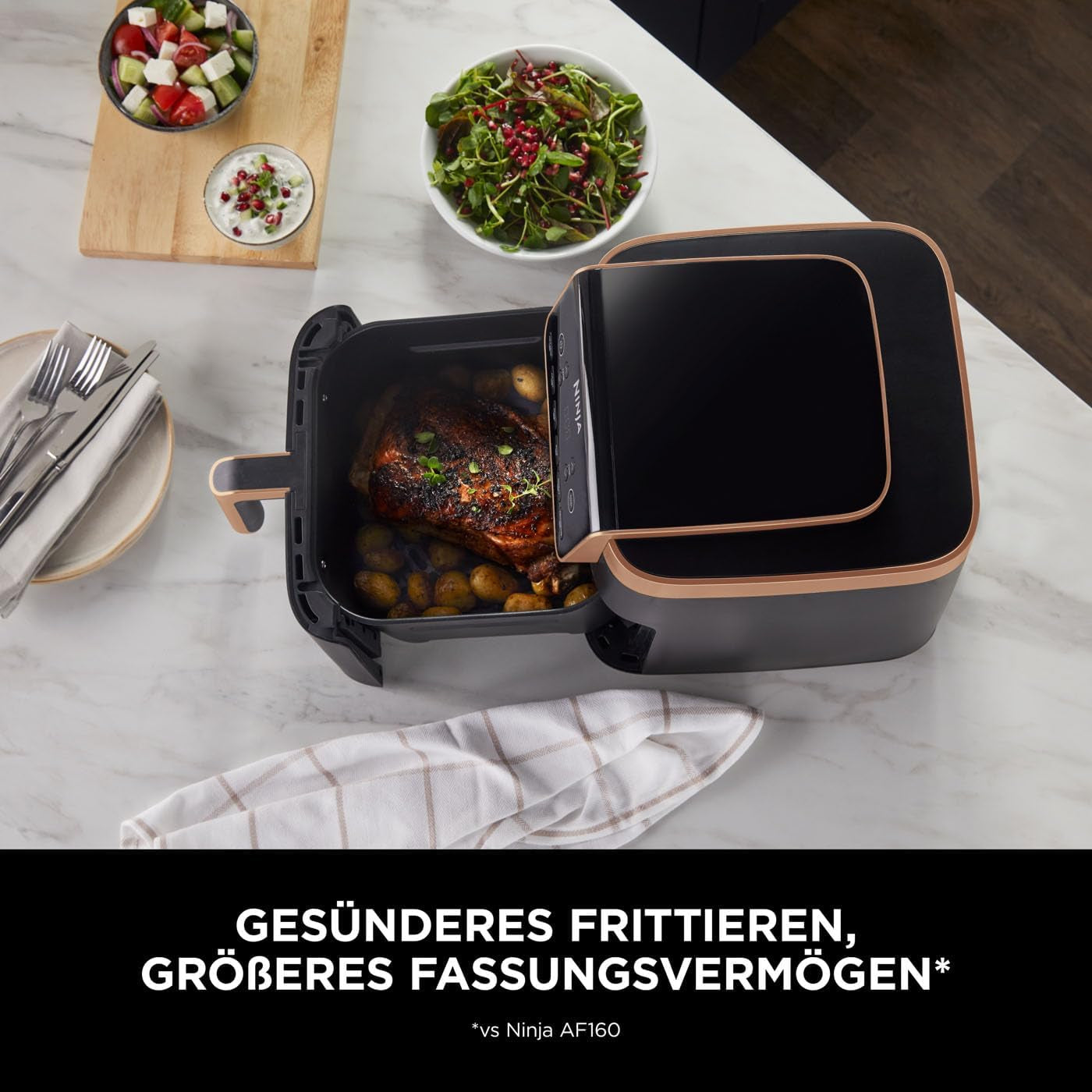 Friteuse à air Ninja MAX PRO AF180EUCP, 6,2 litres, sans huile Naty Shop Appliances