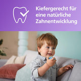 Sucette Philips Avent Ultra Air - lot de 2 sucettes respirantes sans BPA pour bébés à partir de 18 mois, comprenant étui de transport et stérilisation, Baleine/Baleine (Modèle SCF349/24)