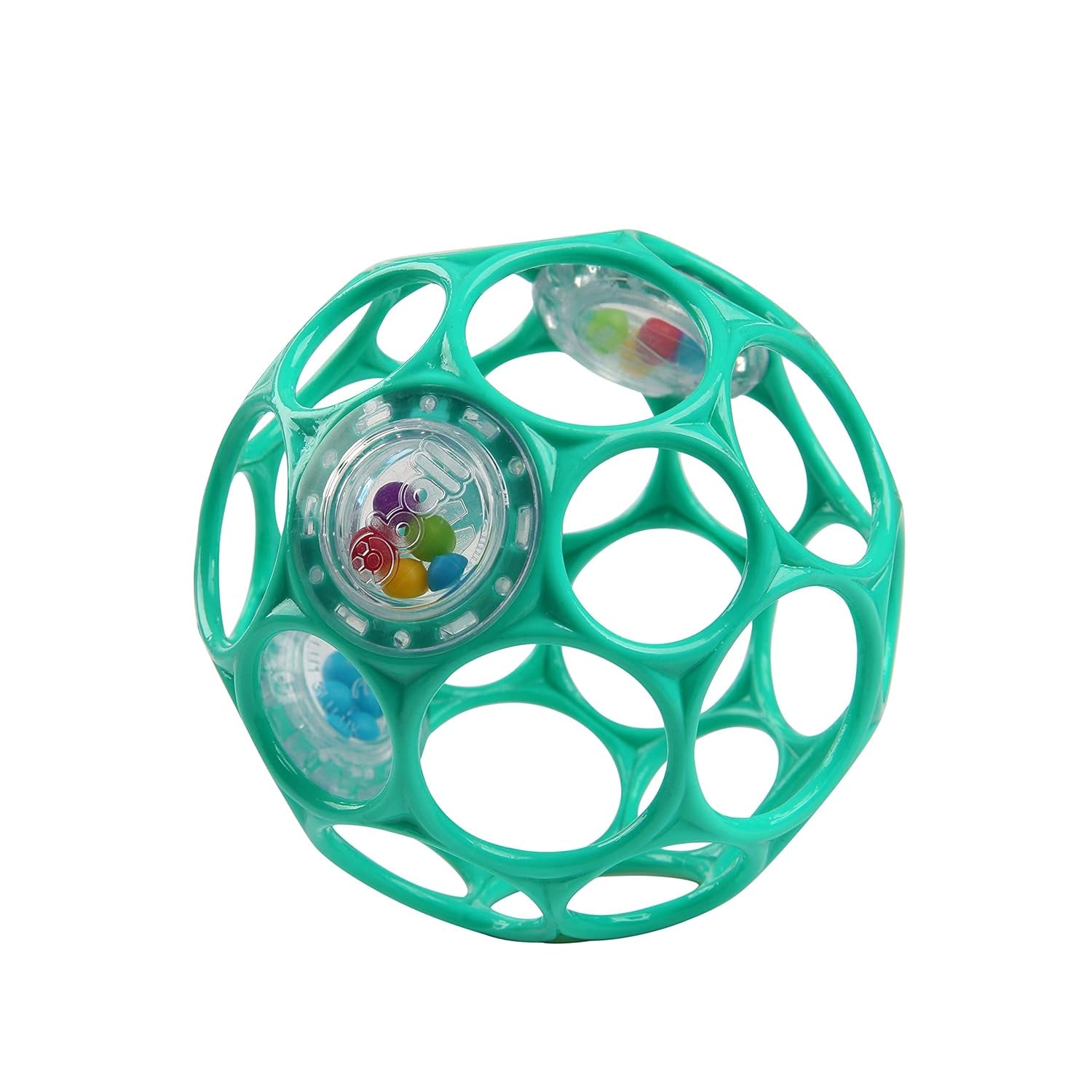 Bright Starts Little Shakers Coffret cadeau 6 pièces – Hochets et anneaux de dentition pour bébé sans BPA, faciles à attraper, unisexe pour nouveau-né +