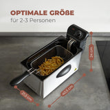 Friteuse à huile Bomann®, capacité 3L, technologie Cool Zone et vidange, 2000 W électroménager Naty Shop