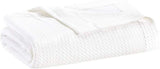 Madison Park Couverture de couette respirante 100 % coton égyptien de qualité supérieure, housse légère de luxe saisonnière pour lit, canapé et lit double/queen size Rose Couettes et édredons Naty Shop Garden Blanc/Opulent King