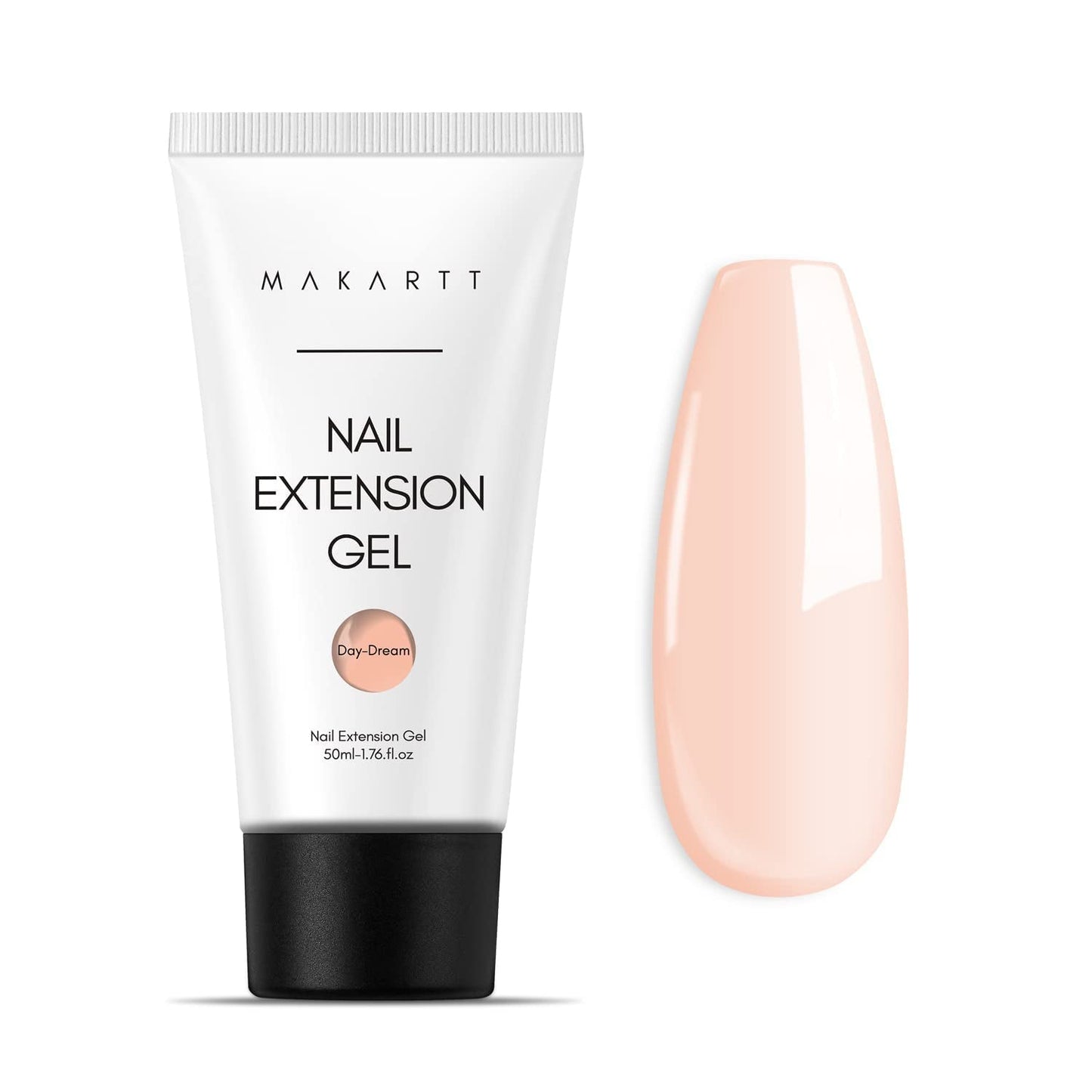 Makartt Poly Nail Extension Gel - Gel d'extension acrylique, Gel de renforcement des ongles, Décoration des ongles, 50 ml (Violet)