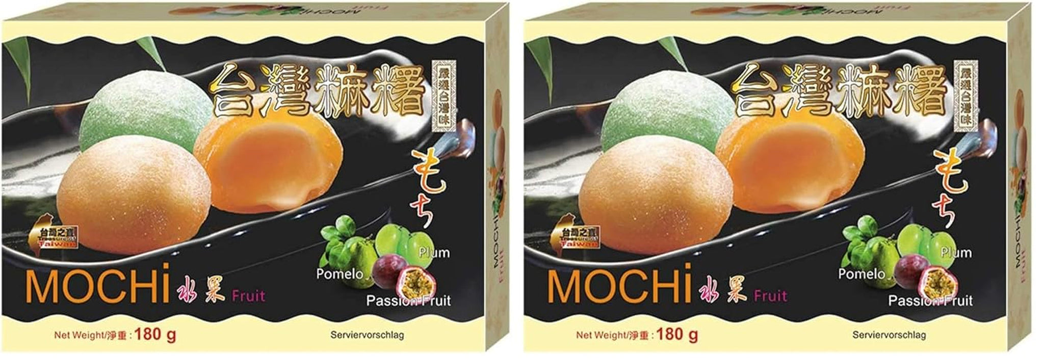 Mochi, mélange de fruits, 1 x 180 g