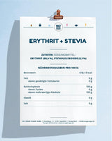 SANS SUCRE SUCRE 400 G Erythrit + Stevia Vegan, 100% Zucker- & Kalorienfreier Zuckerersatz, Zahnfreundlich 1:1 Süße Gegenüber Zucker, Gesunde Alternative Ohne Eigengeschmack Zum Kochen, Backen, Süßen Sweeteners Naty Shop