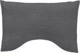 Oreiller de couchage spécial Traumnacht Exklusiv avec mousse viscoélastique, 40 X 60 cm, gris, certifié Oeko-Tex, produit selon la norme de qualité allemande Oreillers standard Naty Shop Gris 1 pièce (1 paquet)