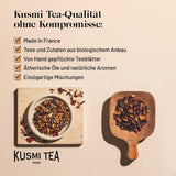 Kusmi Tea - Lot de 2 - Thé vert au jasmin - Mélange de thé vert au jasmin bio - Thé vert 100% bio - Peut être consommé chaud ou froid - 2X20 sachets de thé