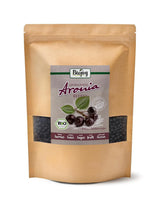 Fruits d'aronia bio Biojoy (1 kg), séchés et entiers (Aronia melanocarpa) Produits déshydratés Naty Shop 1 kg (1 paquet)