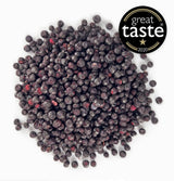 BRIX Myrtilles lyophilisées | Myrtilles naturelles séchées 95 g | Grand prix du goût pour les canneberges séchées | Sans OGM, sans gluten, végétalien, vitamines retenues Naty Shop Produits déshydratés