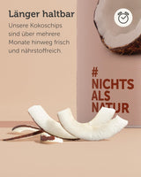 BUAH® Chips de noix de coco séchées | Chips de noix de coco biologiques, snacks, muesli et chips de noix de coco | Substitut idéal aux bonbons | Vegan et sans sucre ajouté | 400g de produits déshydratés Naty Shop