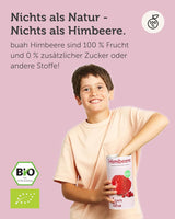 BUAH® Framboise lyophilisée biologique | chips de framboise comme en-cas, pour muesli et desserts | substitut idéal aux sucreries | végétalien et sans sucre ajouté | 120g de produits déshydratés Naty Shop