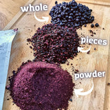 Morceaux de canneberges séchées | 100 % myrtilles sauvages lyophilisées Vaccinium Myrtillus | Poudre de myrtille sauvage Poudre de fruit de myrtille Lyophilisée Myrtilles séchées Produits déshydratés Naty Shop