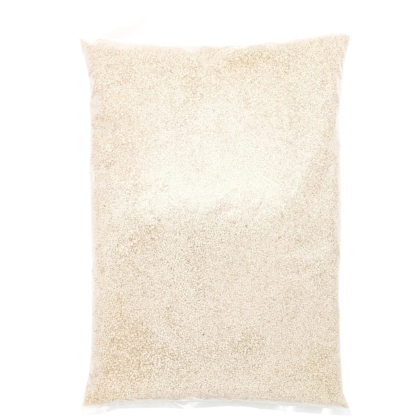 Graines de sésame biologiques 3 kg, graines oléagineuses biologiques crues, sésame blanc, décortiquées naturellement, non torréfiées, source de calcium et de fer, emballage économique